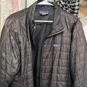 Patagonia Quilted Puffer Jacket in Black